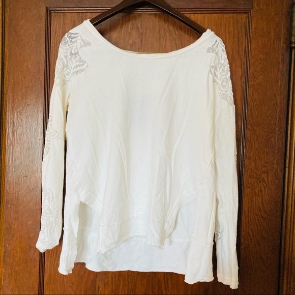 FP White Lace Sweatshirt - Picture 4 of 6